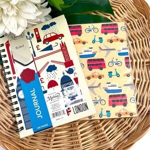 Markings by C.R. Gibson London/NYC  Reversible Journal & set of 2 notebooks NWT